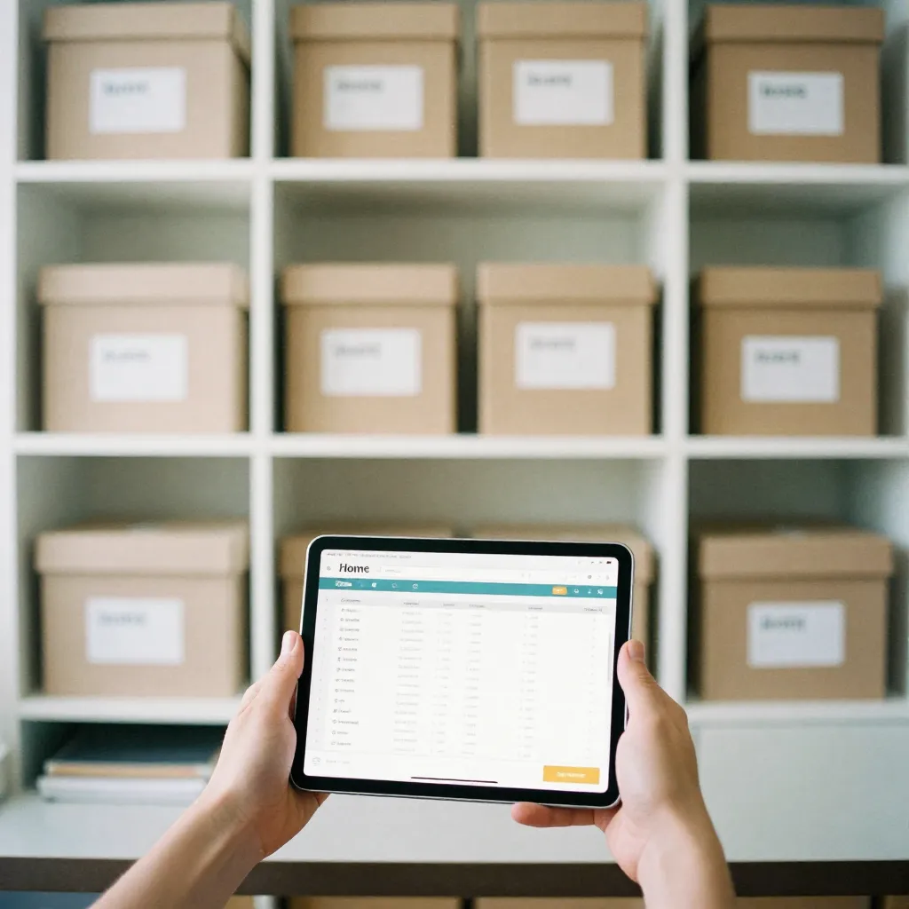 Beveiligde opslag van inventarisgegevens